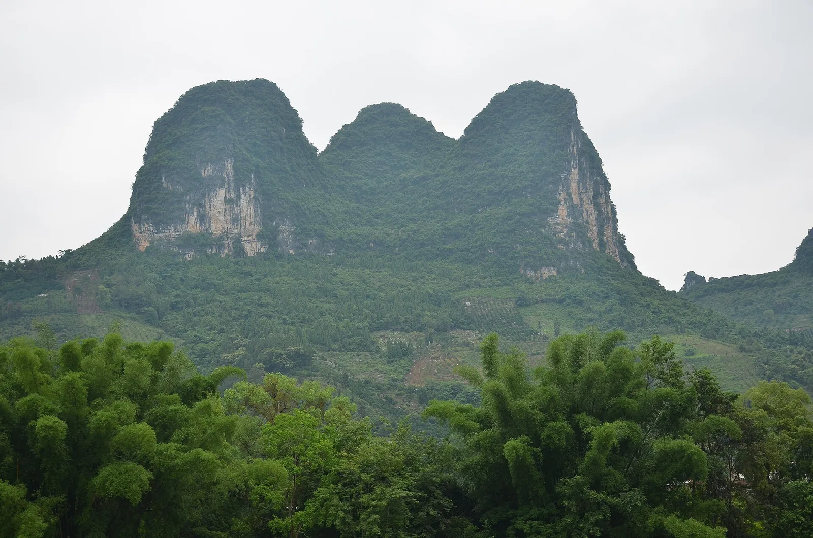 Karst Peaks above Xingping